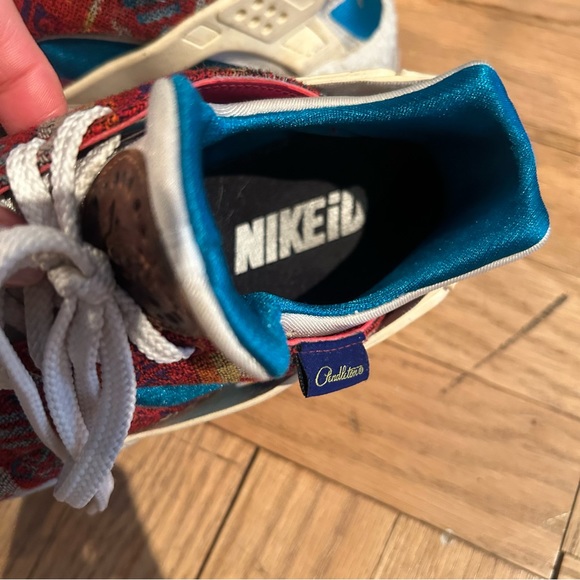 NIKEiD Aztec Tribal Red Print Pendleton AIR HUARACHE US Men’s 9 - Picture 5 of 9